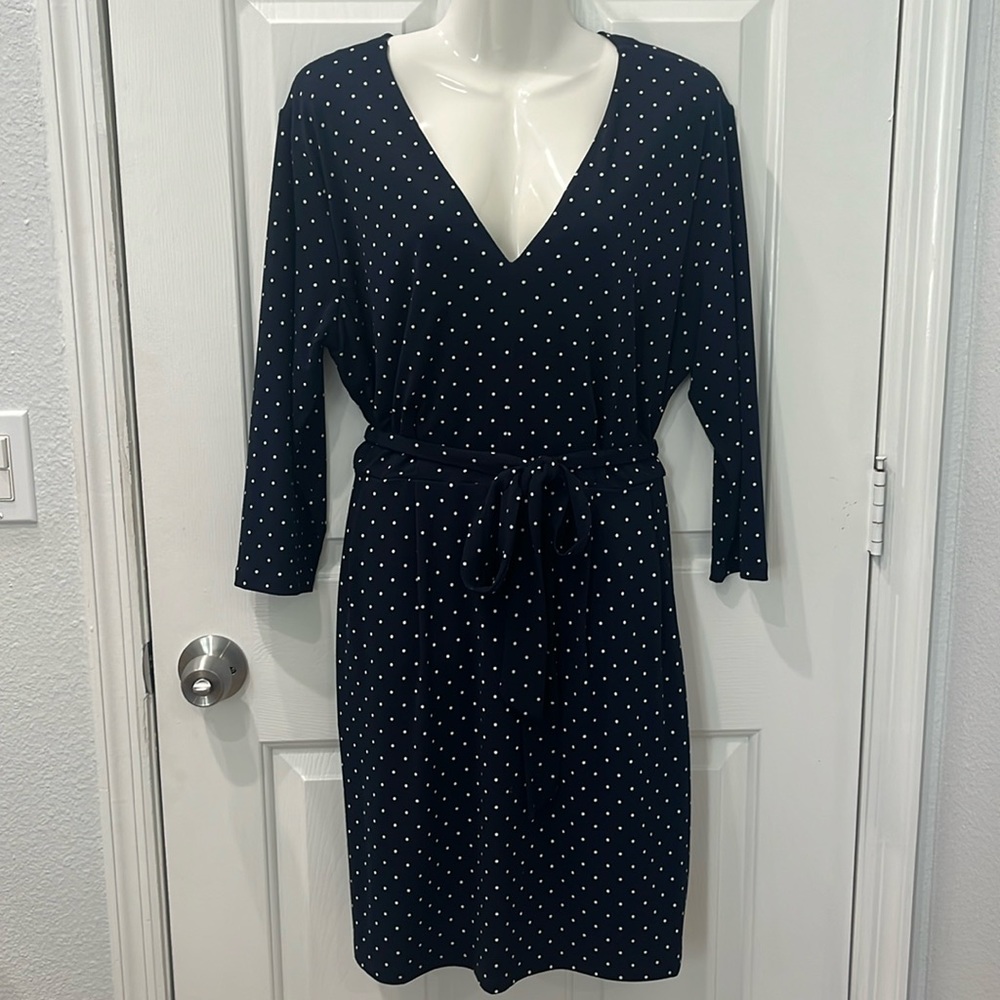 H&M Navy blue dress. Size large